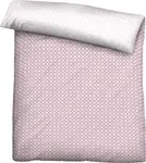 Двусторонний пододеяльник Biberna "Mix & Match 135х200 см, розовый - фото