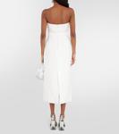 Платье миди без бретелек Adriana Degreas, белый - фото 3