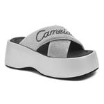 Шлепанцы женские серебряный Cameido, серебряный - фото 2