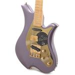 Электрогитара Bacci Leonardo Dual Output Baritone Lavender Flakes - фото 2