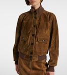 Замшевая куртка-бомбер Tom Ford, Pecan - фото 7