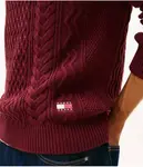 Свитер Slim fit Tommy Jeans, красный - фото 4