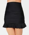 Юбка для плавания с рюшами Island Escape, черный - фото