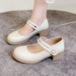 Туфли Мэри Джейн женские Shouba, бежевый - фото 12