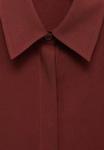 Блуза Mango Button-down blouse, Dark Red - фото 6
