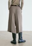 Брюки Massimo Dutti FLOWING WIDE-LEG , Mottled Brown - фото 3