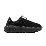 Кроссовки Nike Wmns Flyknit Haven Black Metallic Silver, черный - фото