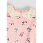 Толстовка BERRY BRODERIE COLLAR REGULAR FIT JoJo Maman Bébé, розовый - фото 3