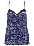 Верх бикини LASCANA, цвет marine/bedruckt - фото