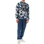 Свитер мужской Kenzo Tie-Dyed Tiger Detailed, синий - фото 3