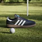 Кроссовки Adidas Samba Spikeless Golf Shoes, цвет Core Black/Cloud White/Gum - фото 2