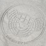 Толстовка детская Burberry с вышивкой, серый - фото 4