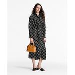 Платье-рубашка из шелка с монограммой Louis Vuitton, черный - фото 2