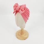 Детский тюрбан с бантиком, шапочка для девочек, розовый Hedo - фото 2