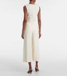 Укороченные брюки широкого кроя Fforme, белый - фото 3