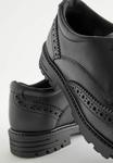 Шнуровки School Leather Chunky Lace-Up Broguesfit (F) Next, черный - фото 5