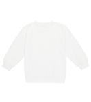 Хлопковый свитшот с логотипом Balmain Kids, 100-Bianco - фото 4