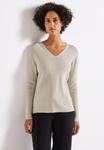 Джемпер Street One BASIC V-NECK, Beige/Mottled Beige - фото 4
