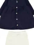 Платье Sailor-collar dress set Petit Bateau, синий - фото 3