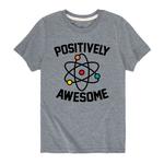 Футболка Atom "Positively Awesome" для мальчиков 8–20 лет Licensed Character, серый - фото