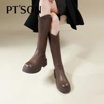 Сапоги женские Pt'Son, коричневый - фото 14