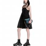 Платье женское Louis Vuitton на бретельках, черный - фото 2