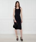 Сумка-хобо кожаная Kurt Geiger с цепочкой, черный - фото 3