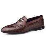 Туфли Men"s Casual Men Low-Top Brown Ckvusamg - фото 2