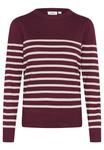 Джемпер MILA STRIPED Saint Tropez, бордовый - фото