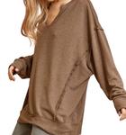 Свитер цвета мокко, который стоит подождать ANDREE BY UNIT, цвет mocha - фото 2