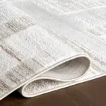 Коврик для пола Cailin современный геометрический nuLOOM, 76x366 см, светло-бежевый - фото 4