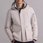 Куртка MIGRANT Down Mizuno, 27/wolf серый синий - фото 7