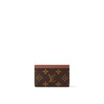 Держатель карты Louis Vuitton, коричневый - фото