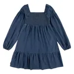 Платье Levi's с присборенной юбкой, синий - фото 2