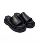 Кожаные тапочки Кендра Michael Kors, черный - фото 3