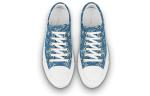 Кроссовки lv stellar low top denim blue Louis Vuitton, синий - фото 3