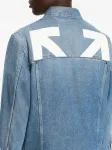 Джинсовая куртка Half Arrow OFF-WHITE, синий - фото 4