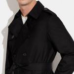 Пальто мужское Coach, синий - фото 3