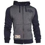 Толстовка Lonsdale Slough Full Zip, серый - фото 3