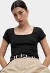 Футболка Marks & Spencer Basic T-shirt, Black - фото 4