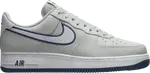 Кроссовки Air Force 1 '07 'Embroidered Swoosh - Photon Dust Navy', серый - фото
