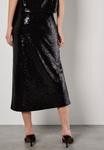 Юбка А-силуэта SEQUIN MIDI Apricot, черный - фото 3
