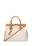 Сумка CHICCA BORSE Handbag, Beige Cuoio/Mottled Beige - фото 2