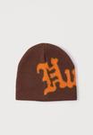 Шапка HUF NOBLE SKULL BEANIE UNISEX, Chocolate/Brown - фото