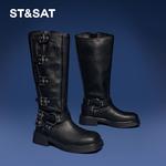 Сапоги женские St&Sat, черный - фото 14