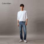 Джинсы рваные мужские Calvin Klein Jeans с микроэластичной посадкой, синий - фото 4