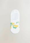Носки Next 4 PACK ., White Lemon Print/White - фото 2