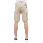 Бежевые эластичные шорты-бермуды-карго People Of Shibuya - фото 2