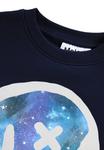Толстовка Molo MAR UNISEX, Drippy Galaxy/Dark Blue - фото 4