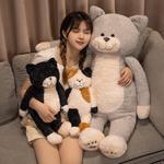 Плюшевая игрушка чайный рис кот пушистая кукла MIANHUIYI, белый - фото 4